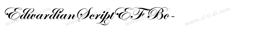 EdwardianScriptEF Bo字体转换 EdwardianScriptEF Bo字体转换